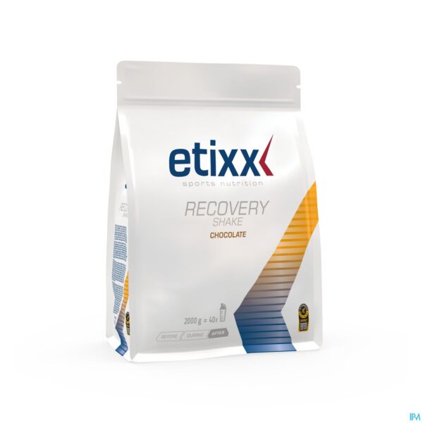 Packshot Etixx Recovery Shake Chocolate Pouch 2kg