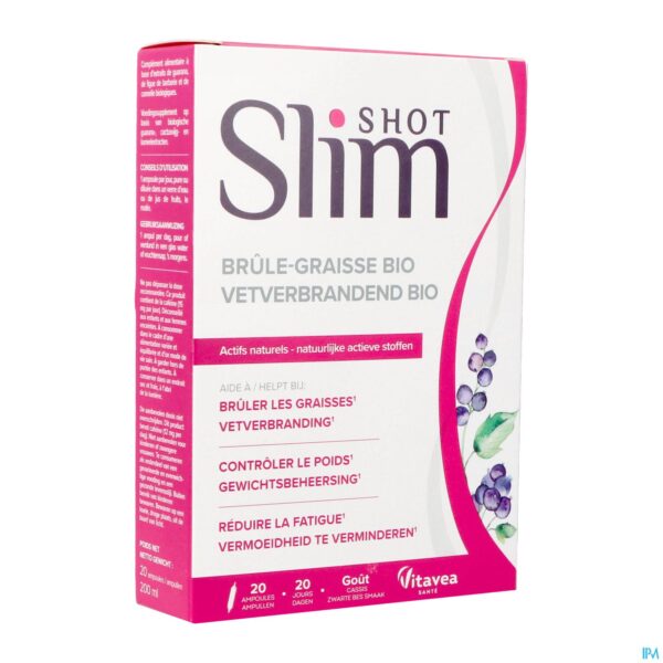 Packshot Vitavea Slimshot Vetverbrander Bio Amp 20