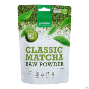 Packshot Purasana Vegan Matcha Classic Poudre 75g