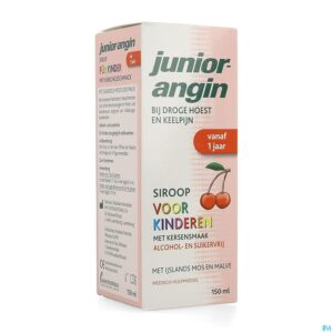 Packshot Junior Angin Siroop 150ml