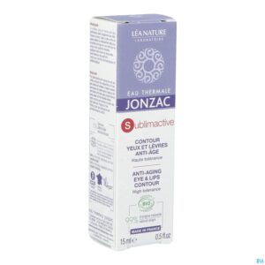 Packshot Jonzac Sublimactive Oog-lipcontour Pompfl 15ml