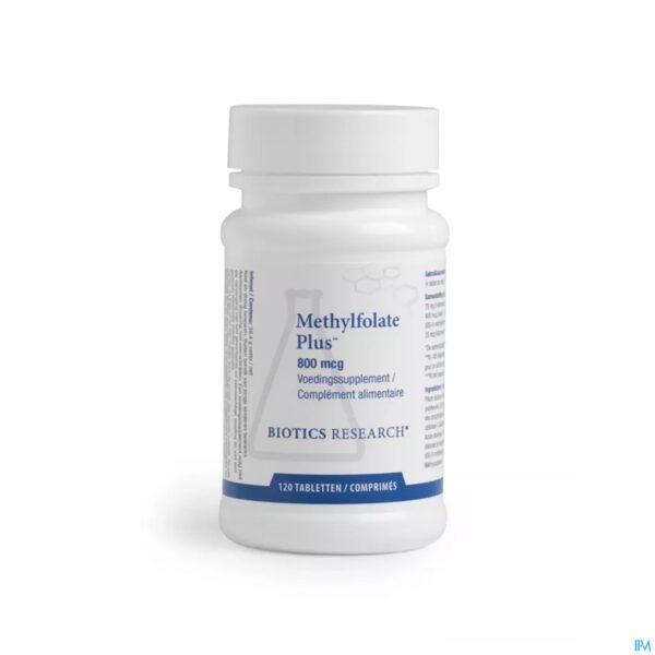 Packshot Methylfolate Plus 800mcg Comp 120