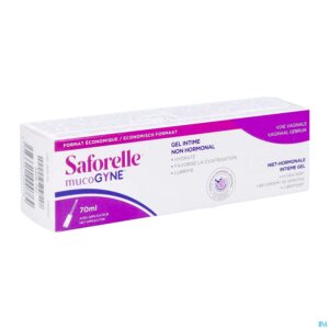 Packshot SAFORELLE MUCOGYNE NIET-HORM INTIEME GEL 70 ML