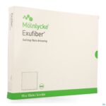 Packshot Exufiber Gelling Fibre Dressing Ster 15 X 15cm 10