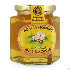 Packshot Melapi Honing Acacia Vloeibaar 500g 5520 Revogan
