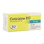 Packshot Cetirizine EG          Tabl 50X10Mg