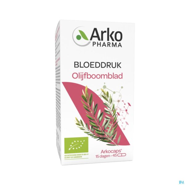 Packshot Arkocaps Olijfboom Bio Caps 45 Nf
