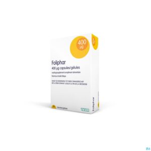 Packshot Foliphar 400mcg Caps 90