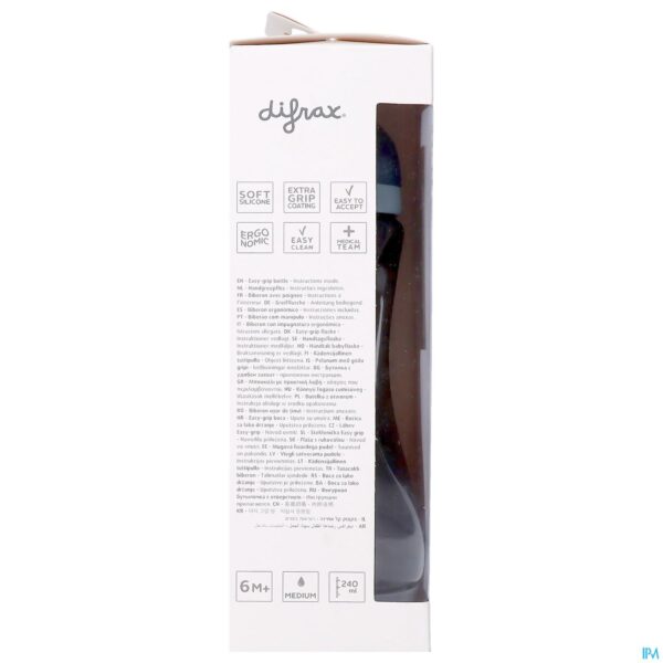 Packshot Difrax Handgreepfles Stone 240ml