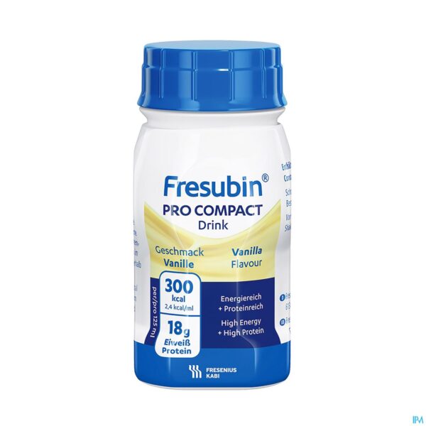 Productshot Fresubin Pro Compact Vanille 4x125ml