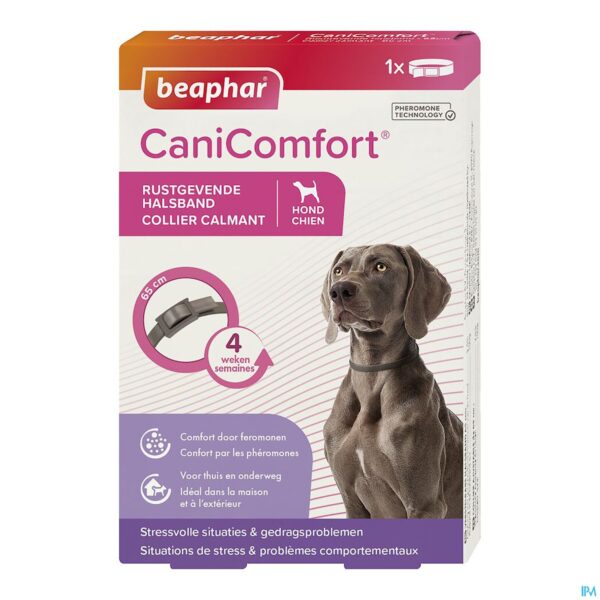 Packshot Beaphar Canicomfort Rustgevende Halsband Hond 65cm