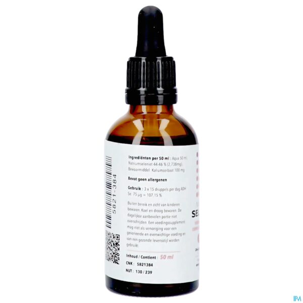 Packshot Mineral Selenium Druppels 50ml Pharmanutrics
