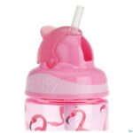 Productshot Nuby Flip-it Beker Uit Tritan Roze 360ml 3j+