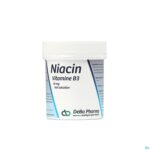 Packshot Niacin 10mg Caps 240 Deba