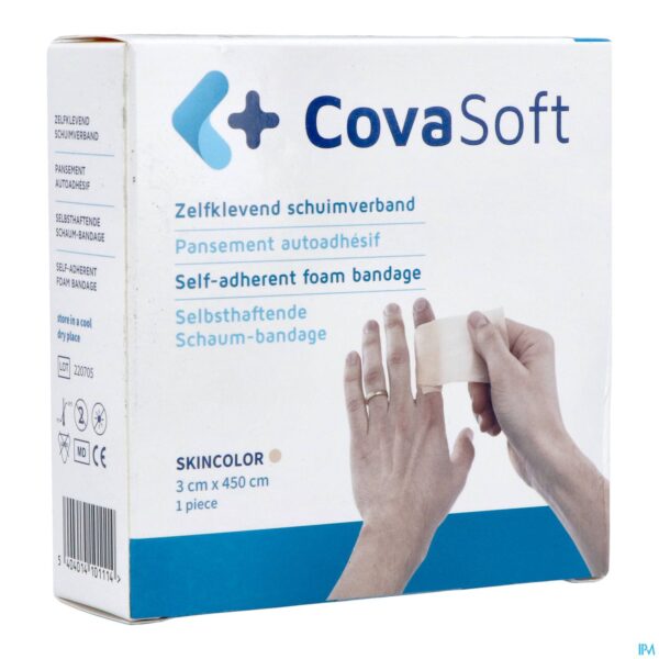 Packshot Covasoft Verband Huid 3cmx4,5m Covarmed