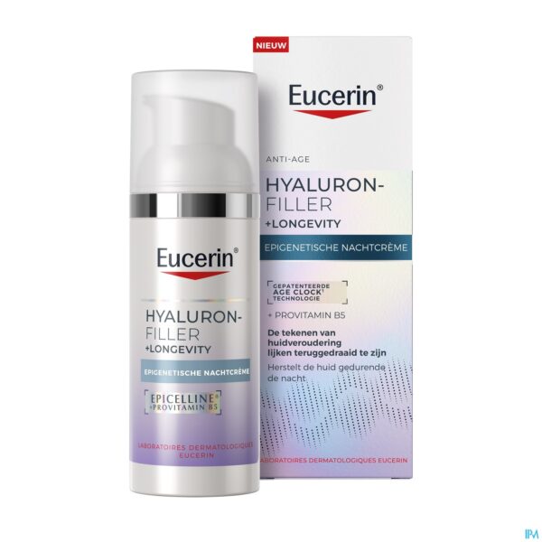 Productshot Eucerin Hyaluron-filler +long.epig.nachtcreme 50ml