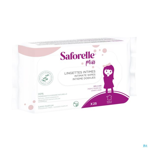 Packshot Saforelle Miss Doekjes Composteerbaar 25