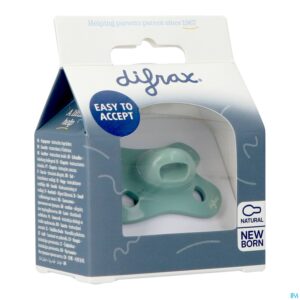 Packshot Difrax Fopspeen Natural Newborn Uni Sage