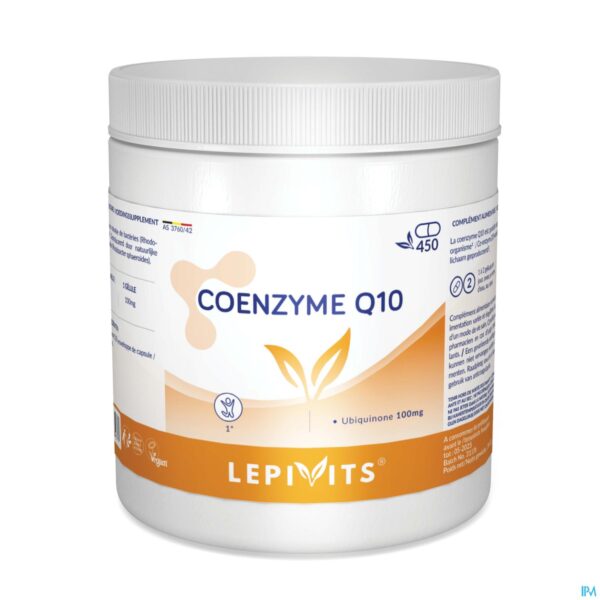 Packshot Coenzyme Q10 Pack Pot Caps 450 Lepivits