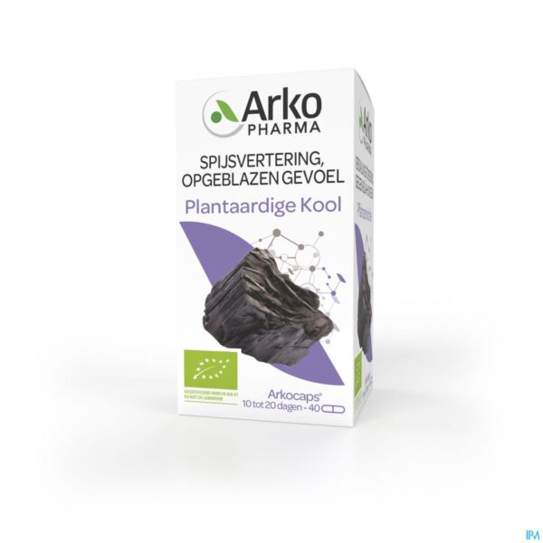 Packshot Arkocaps Plantaardige Kool Bio Caps 45