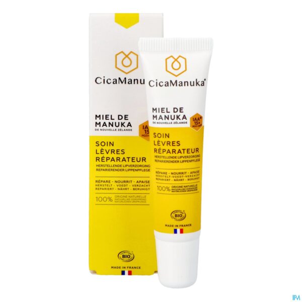 Productshot Cica Manuka Herstellende Lipverzorging 15ml