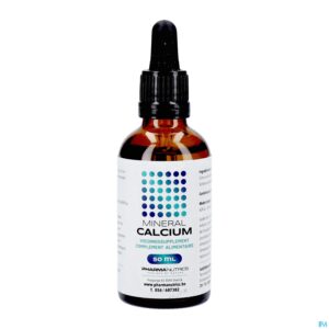 Packshot Mineraal Calcium Druppels 50ml Pharmanutrics