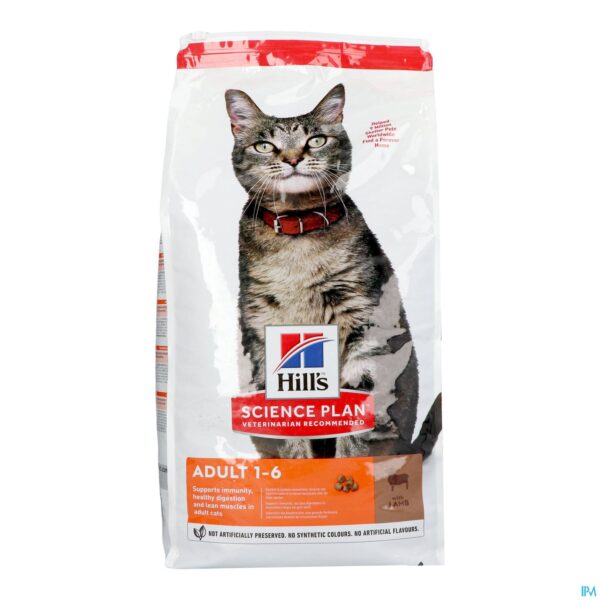 Packshot Science Plan Feline Adult Lamb&rice 10kg