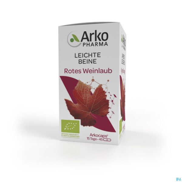Packshot Arkocaps Rode Wijnstok Bio Caps 45 Nf