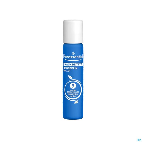Productshot Puressentiel Roller Hoofdpijn 10ml