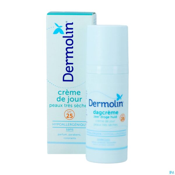 Productshot Dermolin Dagcreme Zeer Droge Huid 50ml