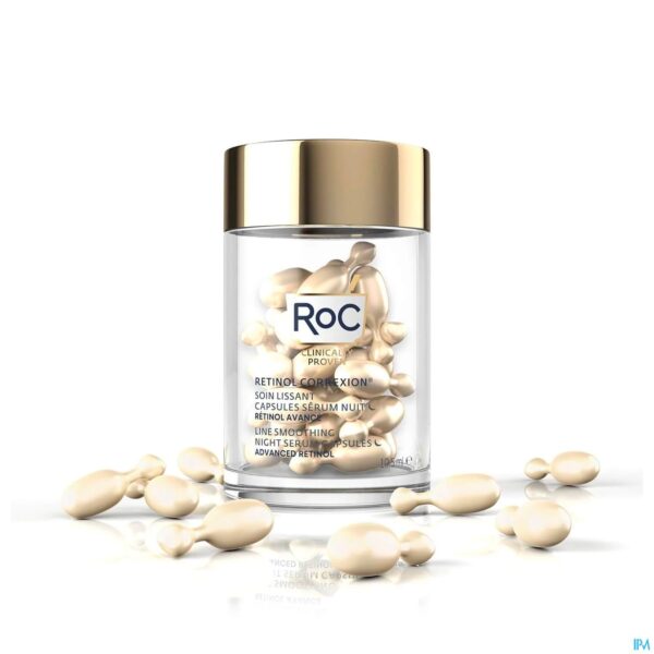 Lifestyle_image Roc Retinol Correx.line Smooth.night Serum Caps 30