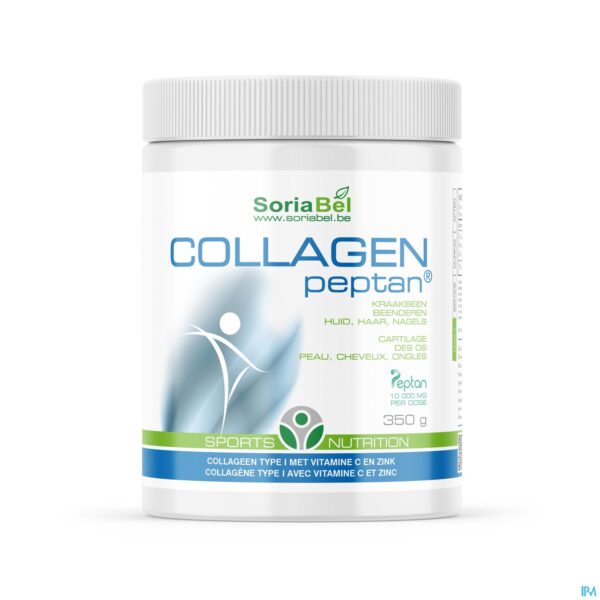 Packshot Soria Collageen + Zink + Vit C Peptan Pdr 350g
