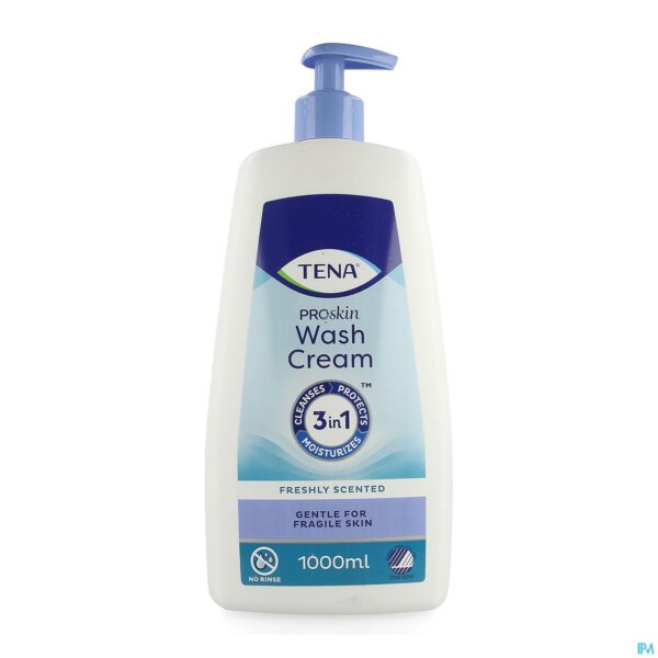 Packshot Tena Proskin Washcream 1l Packshot Tena Proskin Washcream 1l