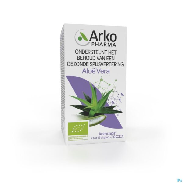 Packshot Arkocaps Aloe Vera Bio Caps 30 Packshot Arkocaps Aloe Vera Bio Caps 30