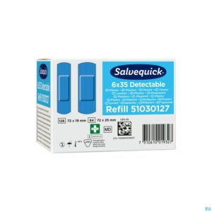 Packshot Salvequick Navulling Blauw Detect