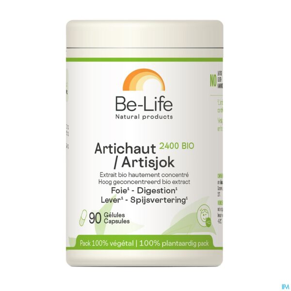 Packshot Artisjok Bio Be Life Caps 90 Packshot Artisjok Bio Be Life Caps 90