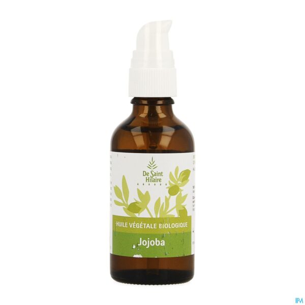 Packshot Jojoba Plantaardige Olie Bio Pompfl 50ml
