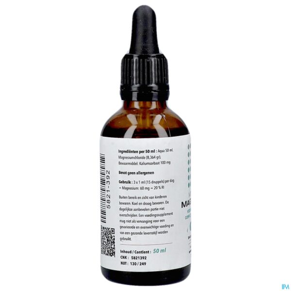 Packshot Mineraal Magnesium Druppels 50ml Pharmanutrics