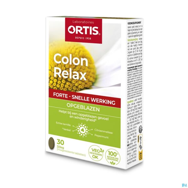Packshot Ortis Colon Relax Forte Tabl 2x15