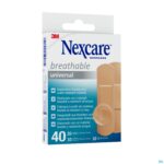 Packshot Nexcare 3m Breathable Univer. Strips 40 N0340as