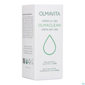 Packshot Olmaclean Creme Cbd Acne 50ml