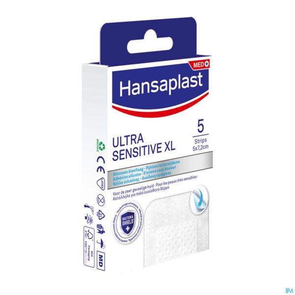 Packshot Hansaplast Pleisters Ultra Sensitive Xl 5