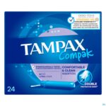 Packshot Tampax Compak Lites 24