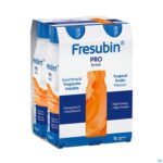 Packshot Fresubin Pro Drink Tropische Vruchten Fl 4x200ml