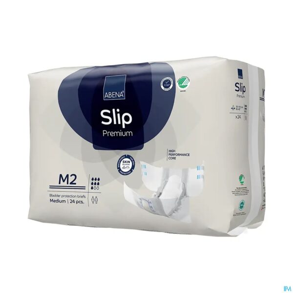 Packshot Abena Slip Premium M2 Broekluier 24