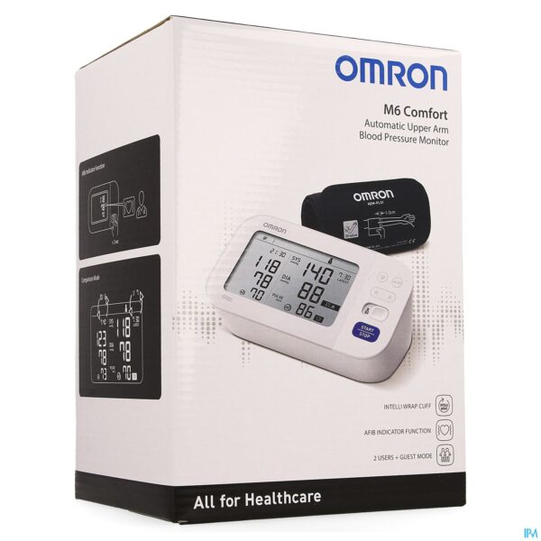 Packshot Omron M6 Comfort Bloeddrukmeter Arm Automatisch