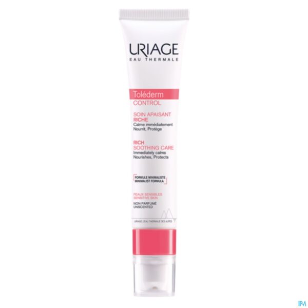 Packshot Uriage Tolederm Soin Riche Apaisant 40ml