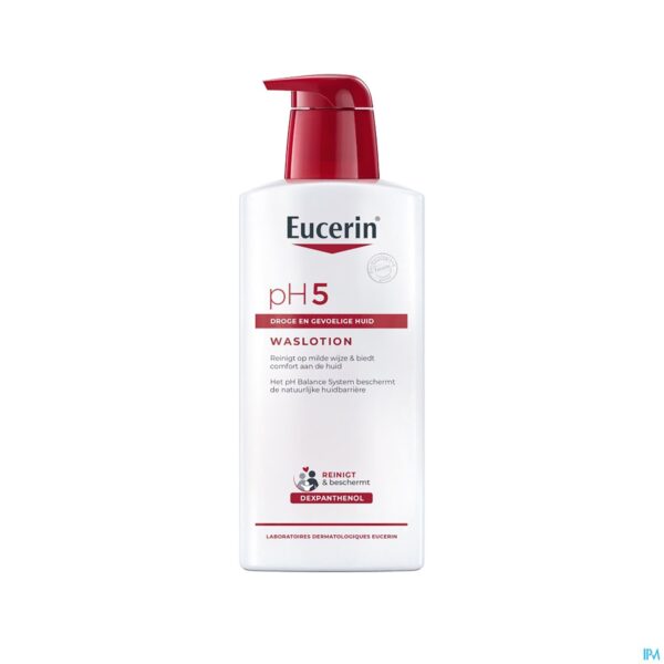 Packshot Eucerin Ph5 Waslotion + Pomp 400ml