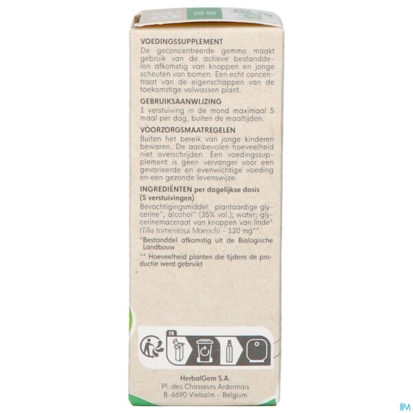 Packshot Herbalgem Linde Bio Spray 15ml