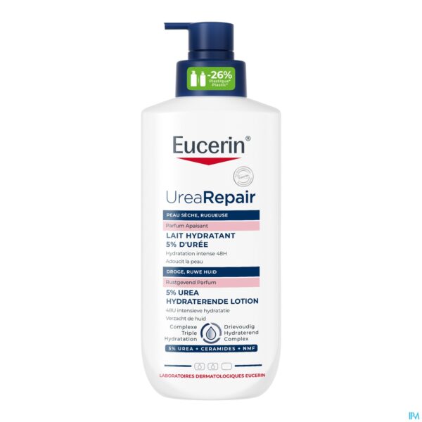 Packshot Eucerin Urearepair 5%urea Lotion Parfum Pomp 400ml Packshot Eucerin Urearepair 5%urea Lotion Parfum Pomp 400ml
